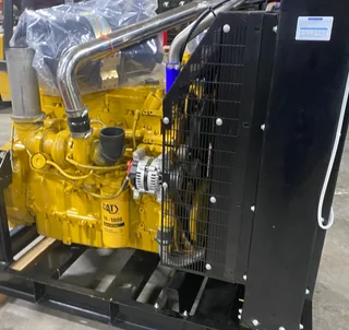 Caterpillar C9 industrial power unit on skid
